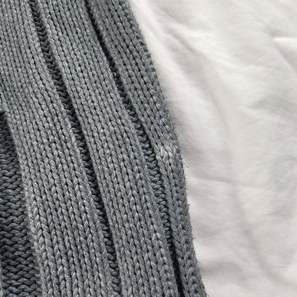 Tommy Bahama Jeans Mens XL Gray Cardigan Sweater Jacket Full Zip Heavyweight - Picture 8 of 12